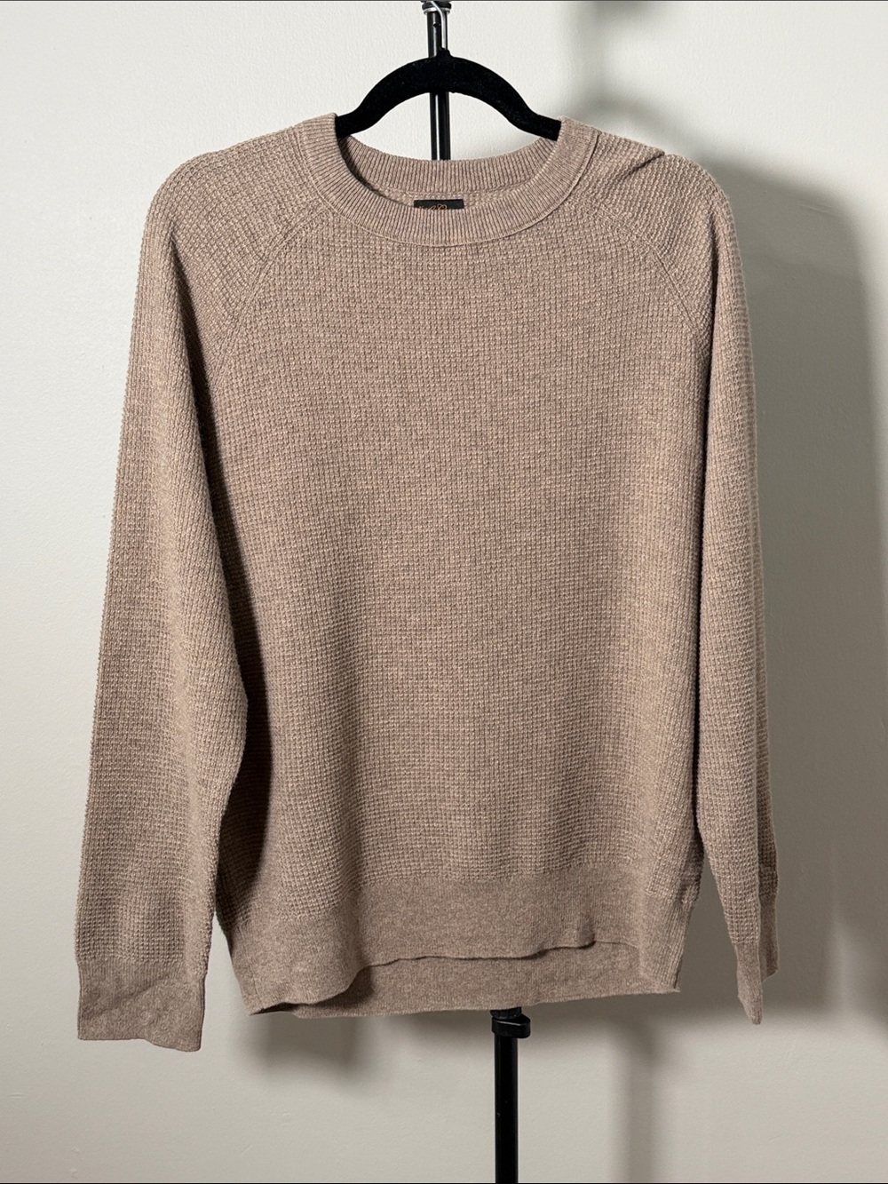 NWOT JCrew Cashmere waffle sweater